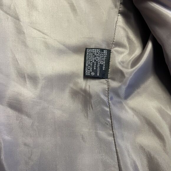 KASPER Women's Blazer Single Breasted Jacket 12P Brown Stripped Career Office - Picture 6 of 12